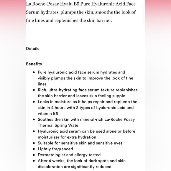 Pick 8/$50 La Roche-Posay Hyalu B5 Serum🆕deluxe sample size - Picture 4 of 6